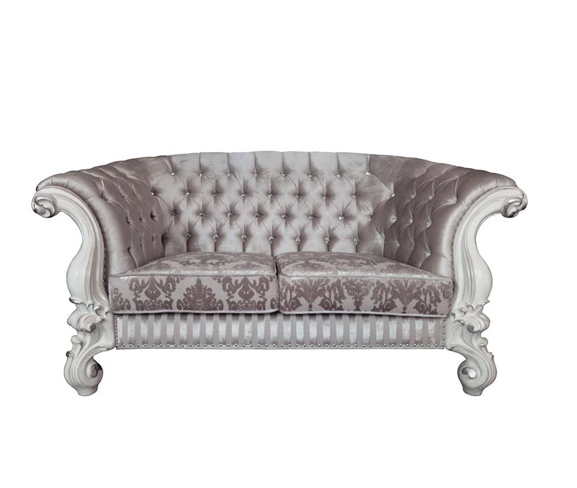 Versailles 76"L Loveseat with 5 Pillows