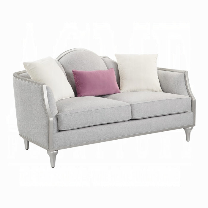 Kasa 66"L Loveseat with 3 Pillows