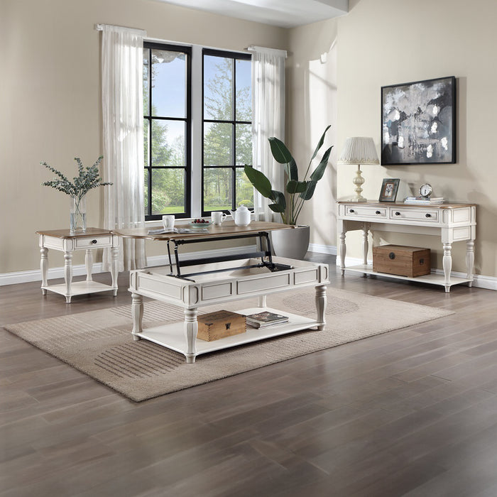 Florian Rectangular 2 Drawers Sofa Table