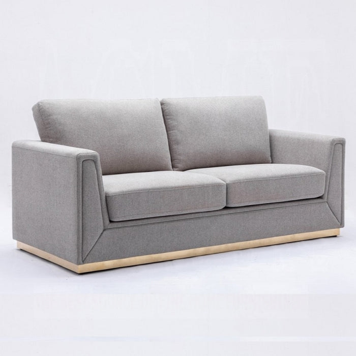 Valin 77"L Track Arm Linen Sofa