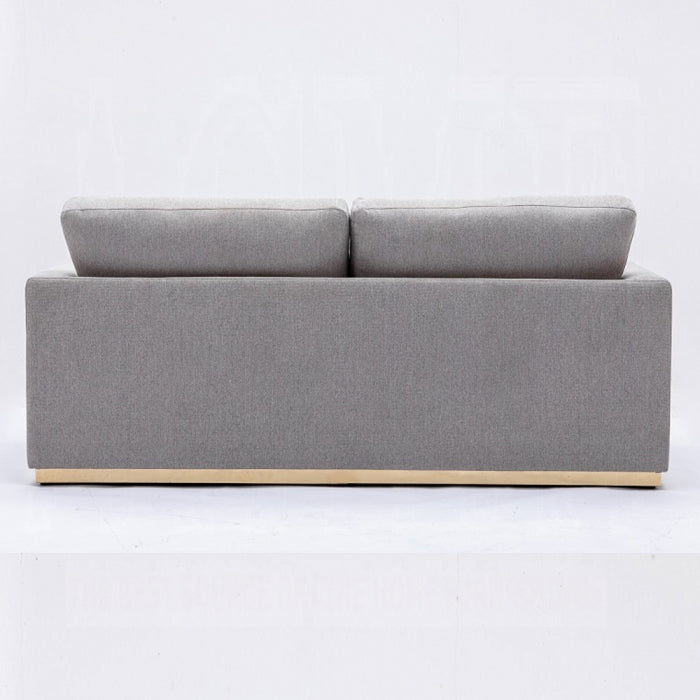 Valin 77"L Track Arm Linen Sofa