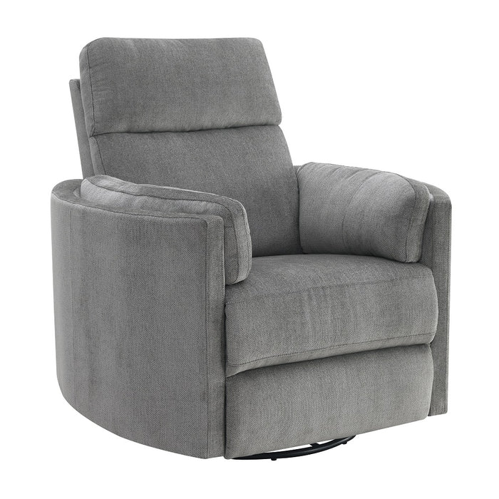 Sagen 40"W Chenille Glider Recliner with Swivel