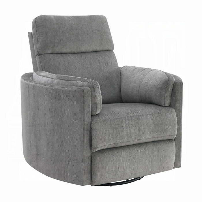 Sagen Curved Armrest Glider Recliner with Swivel