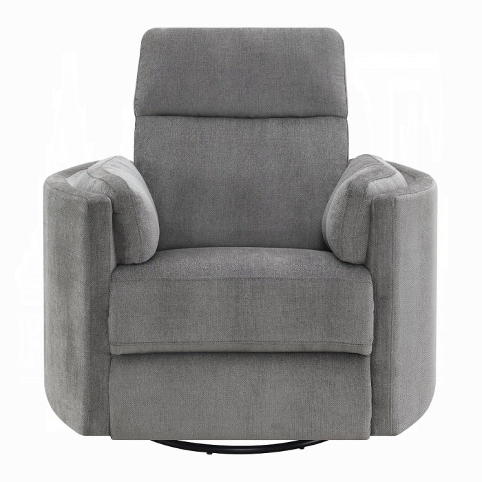 Sagen Curved Armrest Glider Recliner with Swivel