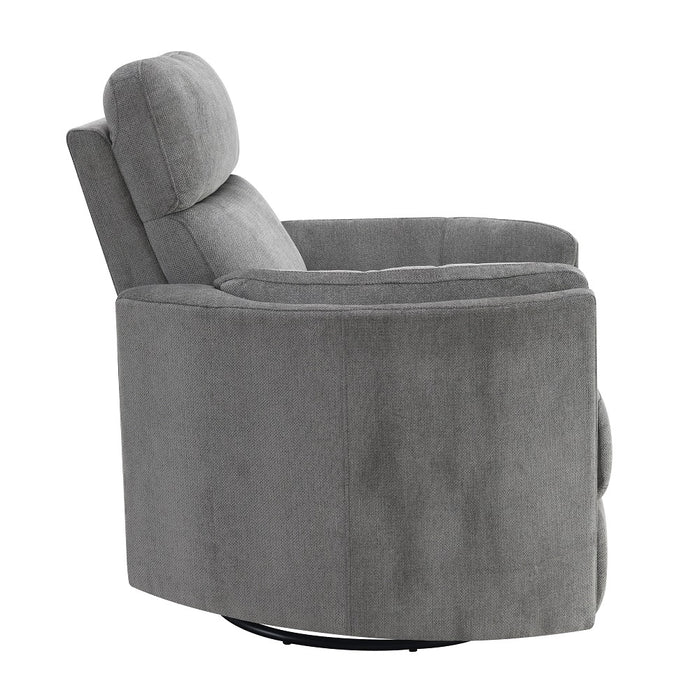 Sagen 40"W Chenille Glider Recliner with Swivel