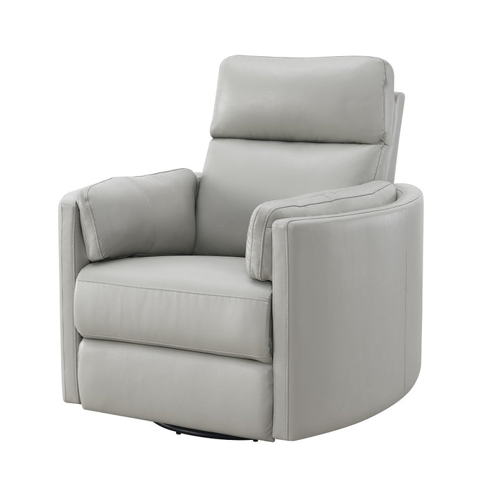 Sagen Curved Armrest Glider Recliner with Swivel