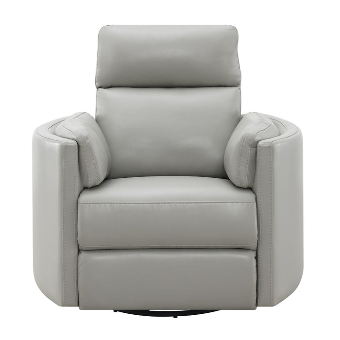 Sagen Curved Armrest Glider Recliner with Swivel