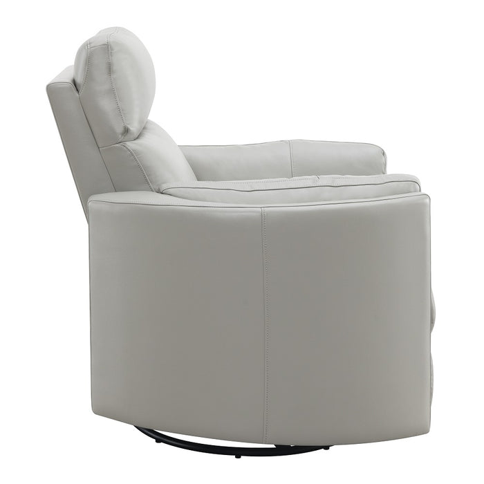 Sagen Curved Armrest Glider Recliner with Swivel