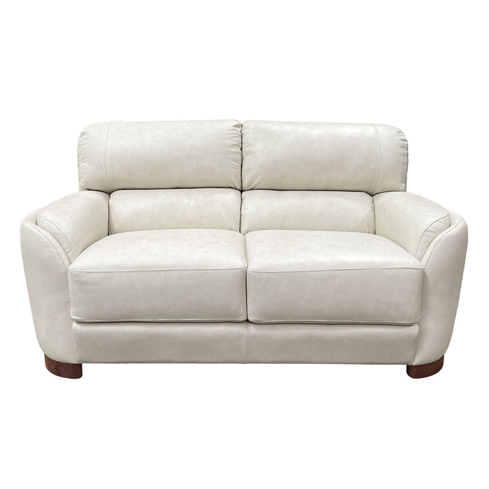 Edrice 69"L Top Grain Leather Loveseat