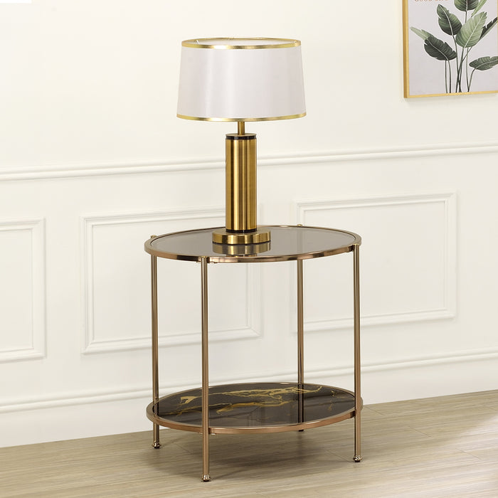 Fiorella Round 23"Dia End Table