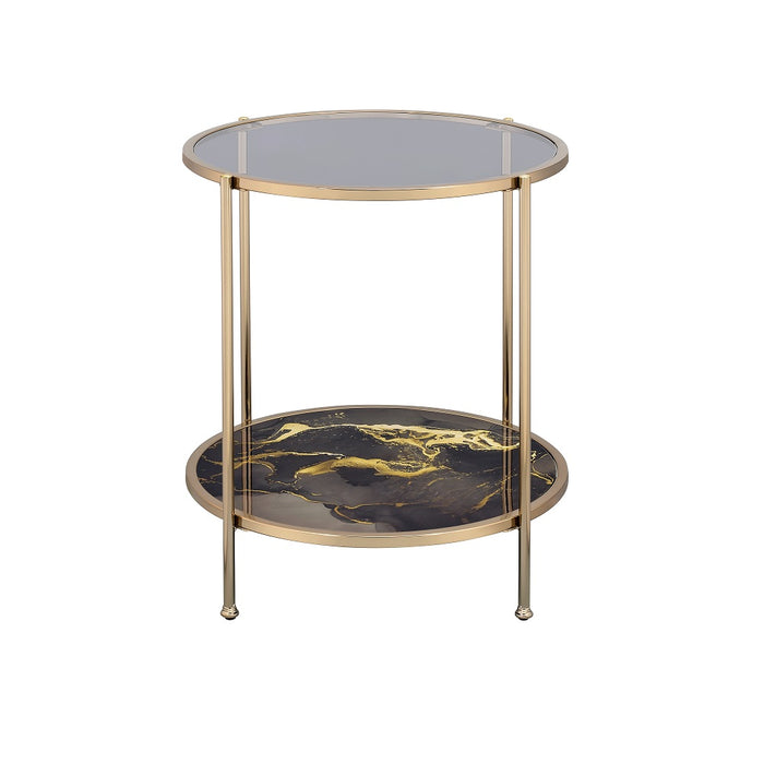 Fiorella Round 23"Dia End Table