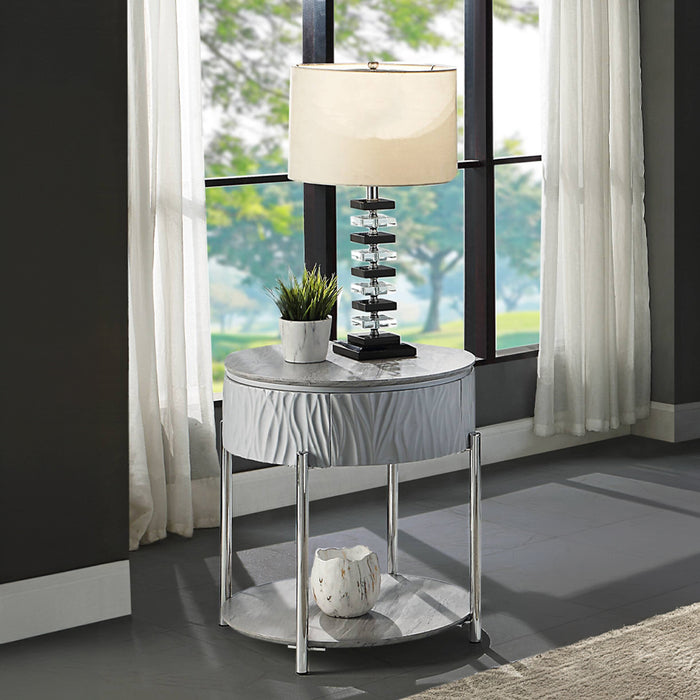 Yukino Oval End Table