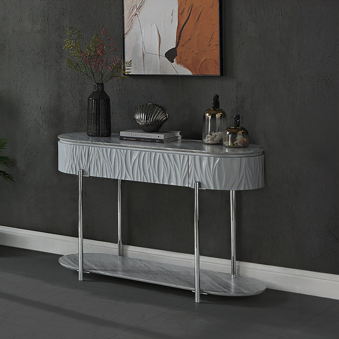 Yukino Oval Sofa Table