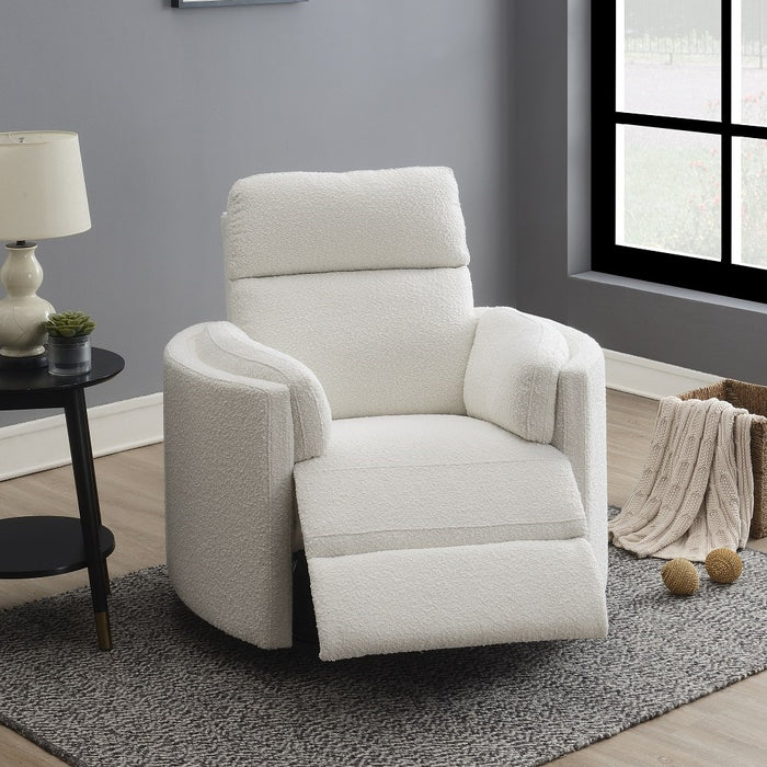 Sagen Upholstered Glider Recliner with Swivel