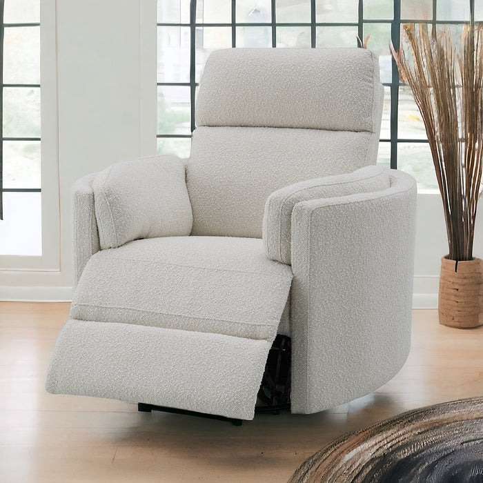 Sagen Upholstered Glider Recliner with Swivel