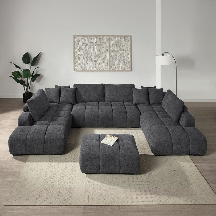 Chloris 39'L Upholstered Ottoman