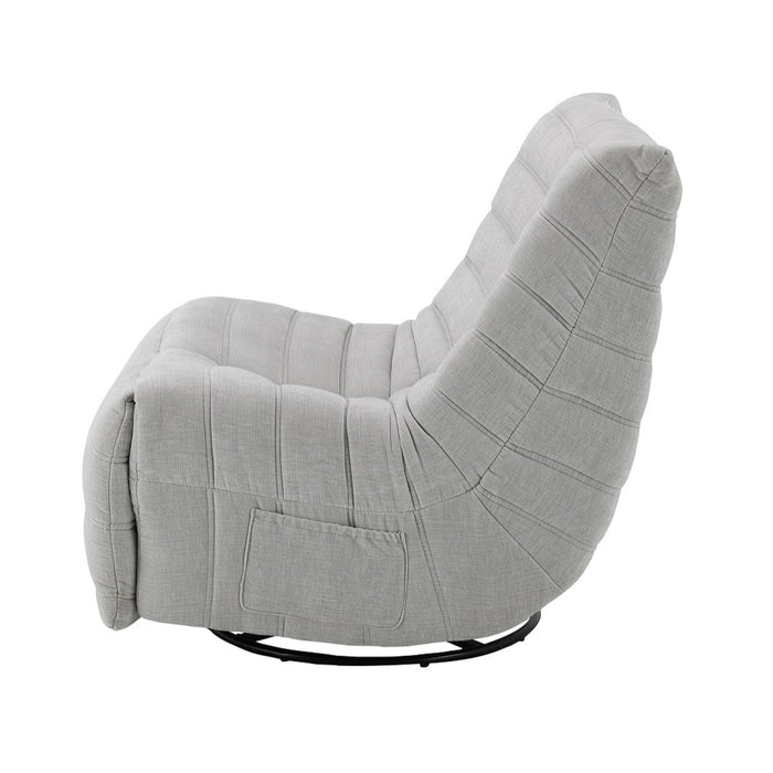 Talmon 32"W Chenille Glider Recliner with Swivel