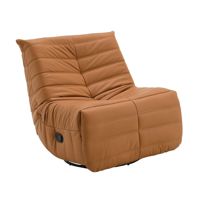 Talmon 32"W Chenille Glider Recliner with Swivel