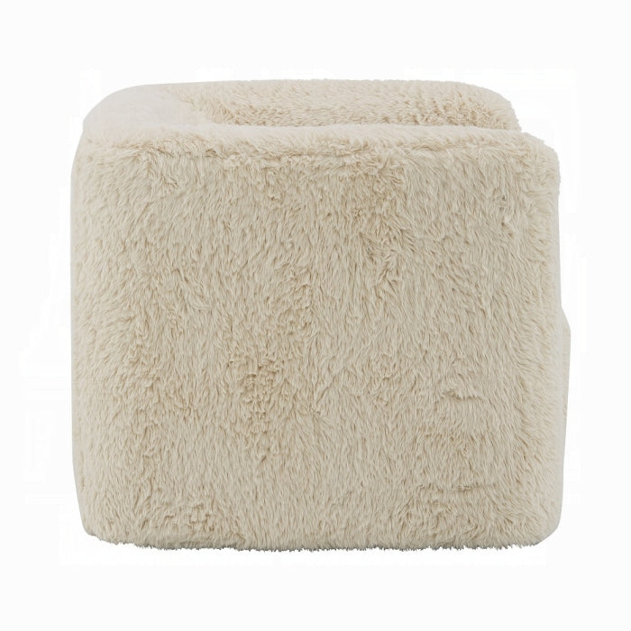 Upendo Faux Fur Upholstered Swivel Chair