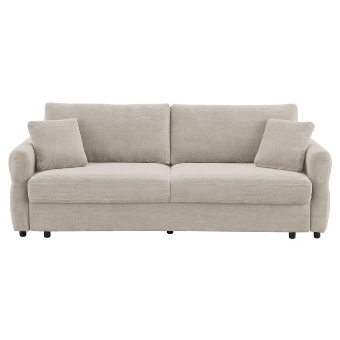 Haran 92"L Upholstered Sofa with Sleeper