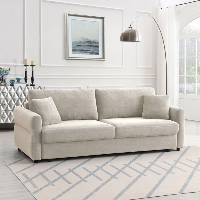 Haran 92"L Upholstered Sofa with Sleeper