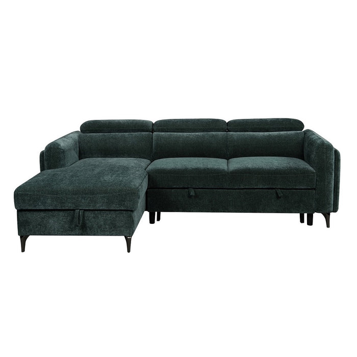 Zadok 100"L Chenille Sectional Sofa