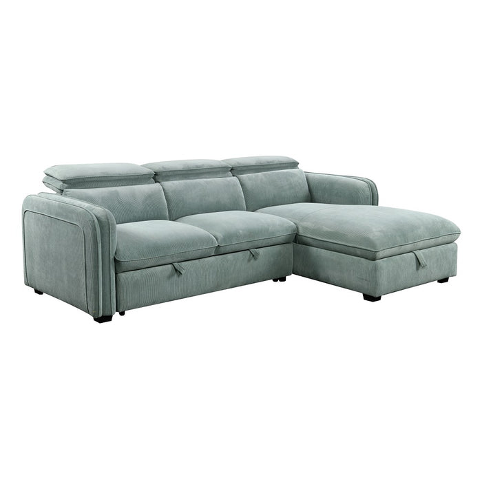 Zavala 96"L Chenille Sectional Sofa