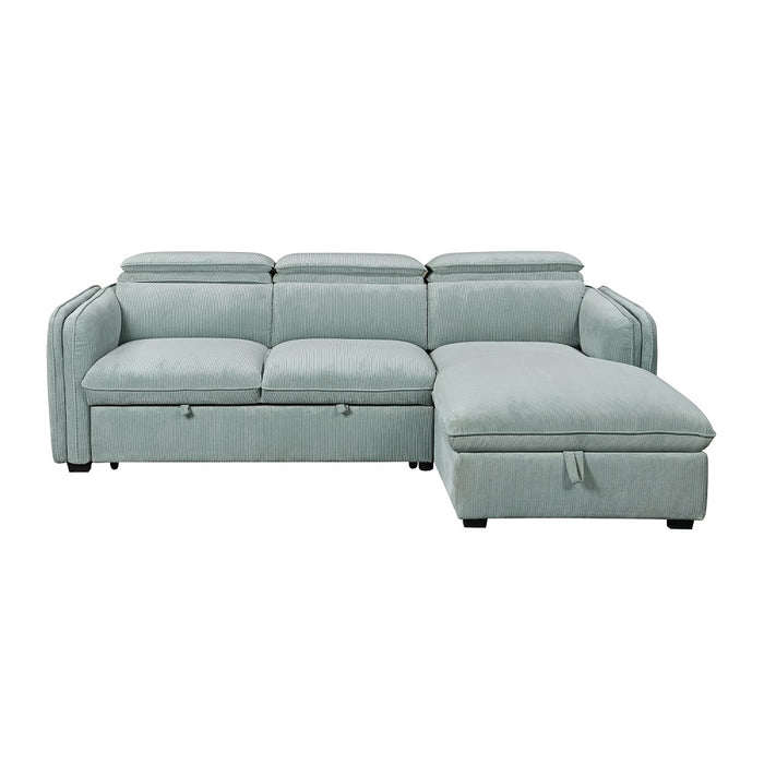 Zavala 96"L Chenille Sectional Sofa