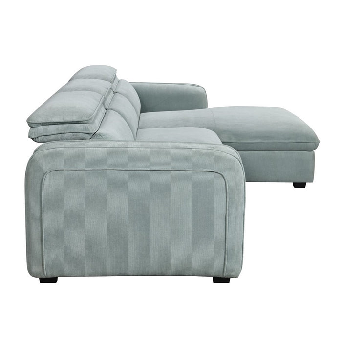 Zavala 96"L Chenille Sectional Sofa