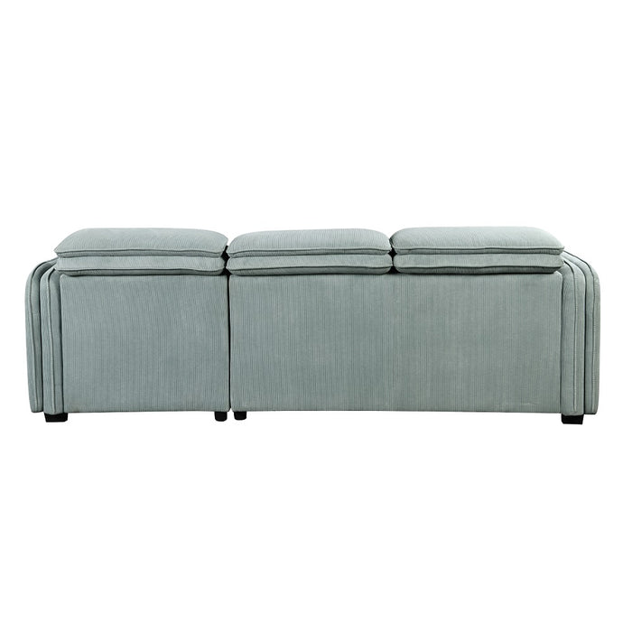 Zavala 96"L Chenille Sectional Sofa