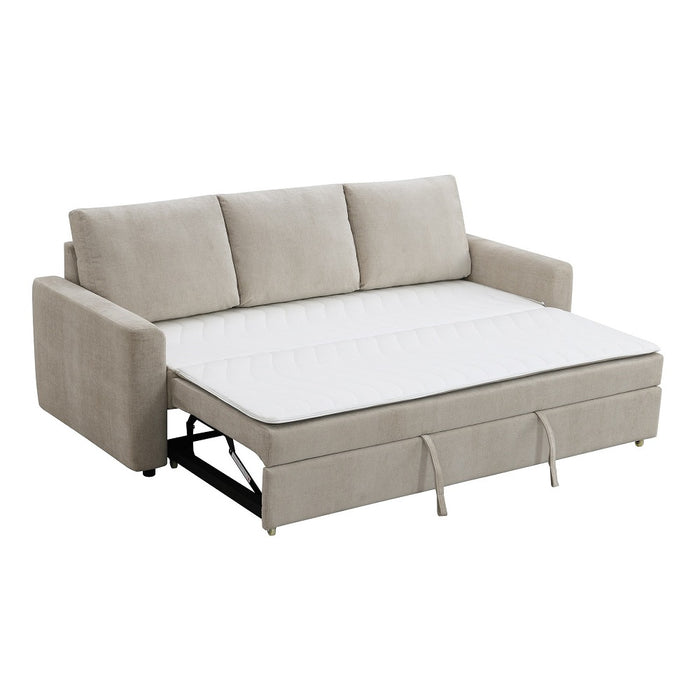 Leira 89"L Upholstered Sofa with Sleeper