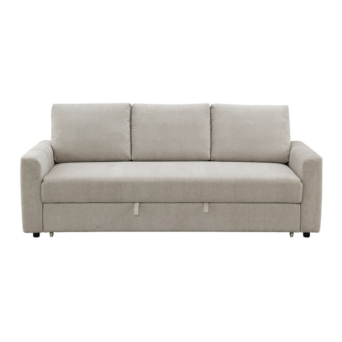 Leira 89"L Upholstered Sofa with Sleeper