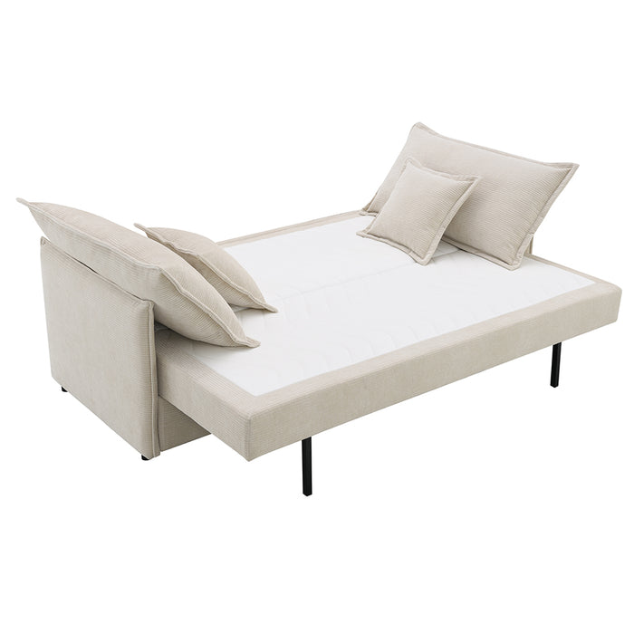 Elisea 81"L Armrest Sofa with Sleeper