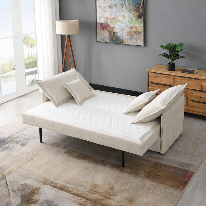 Elisea 81"L Armrest Sofa with Sleeper