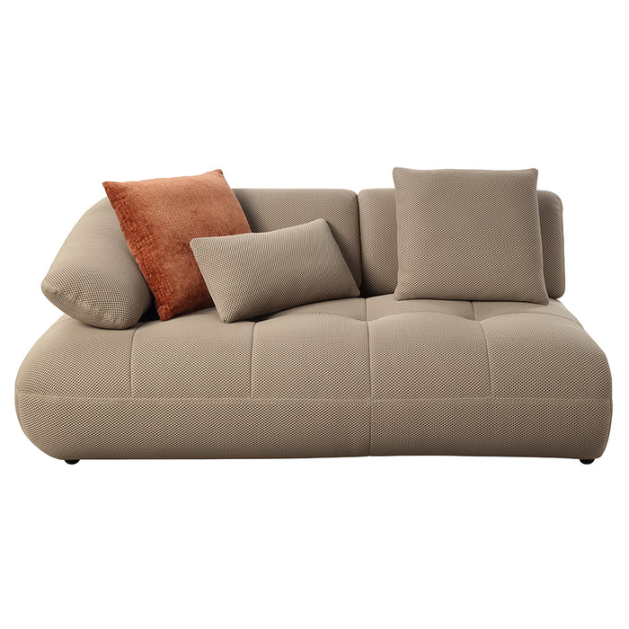 Carrick 139"L Upholstered Sectional Sofa with 6 Pillows