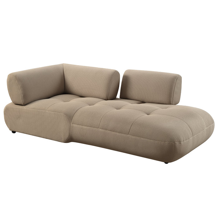 Carrick 139"L Upholstered Sectional Sofa with 6 Pillows