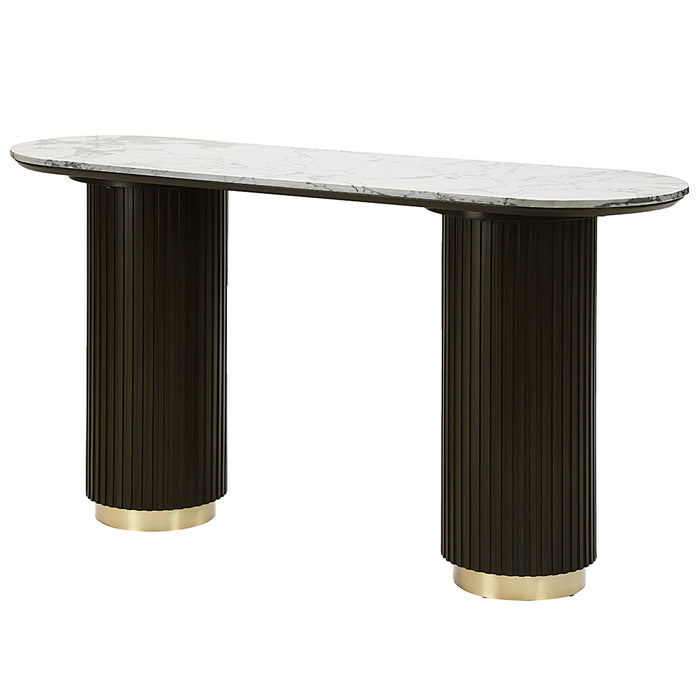 Clayten 55"L Oval Sofa Table