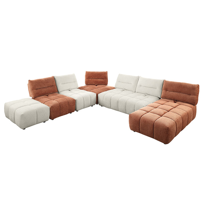 Loanna 67"L Upholstered Modular - Loveseat