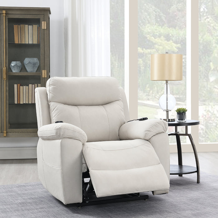 Chriki 41"L Upholstered Power Recliner with Lift & Heating & Massage