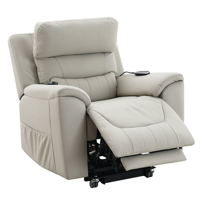 Marsha 40"L Upholstered Power Recliner with Lift & Massage