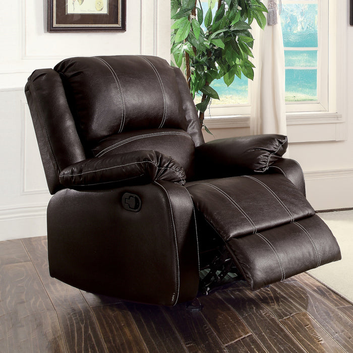 Zuriel 37"W Upholstered Motion Rocker Recliner