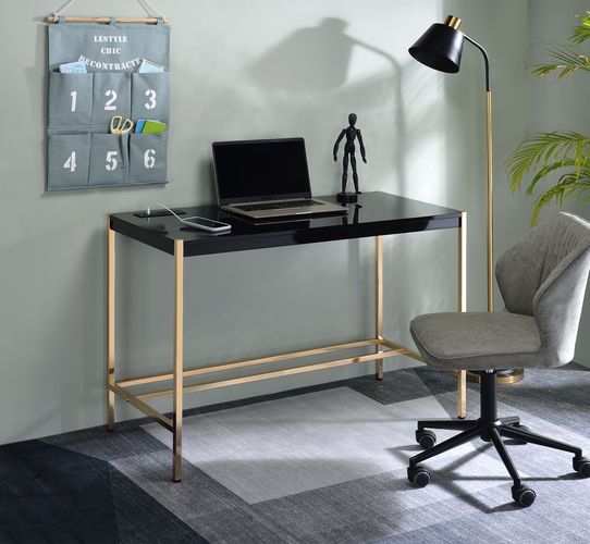 Midriaks 42"L Writing Desk with USB