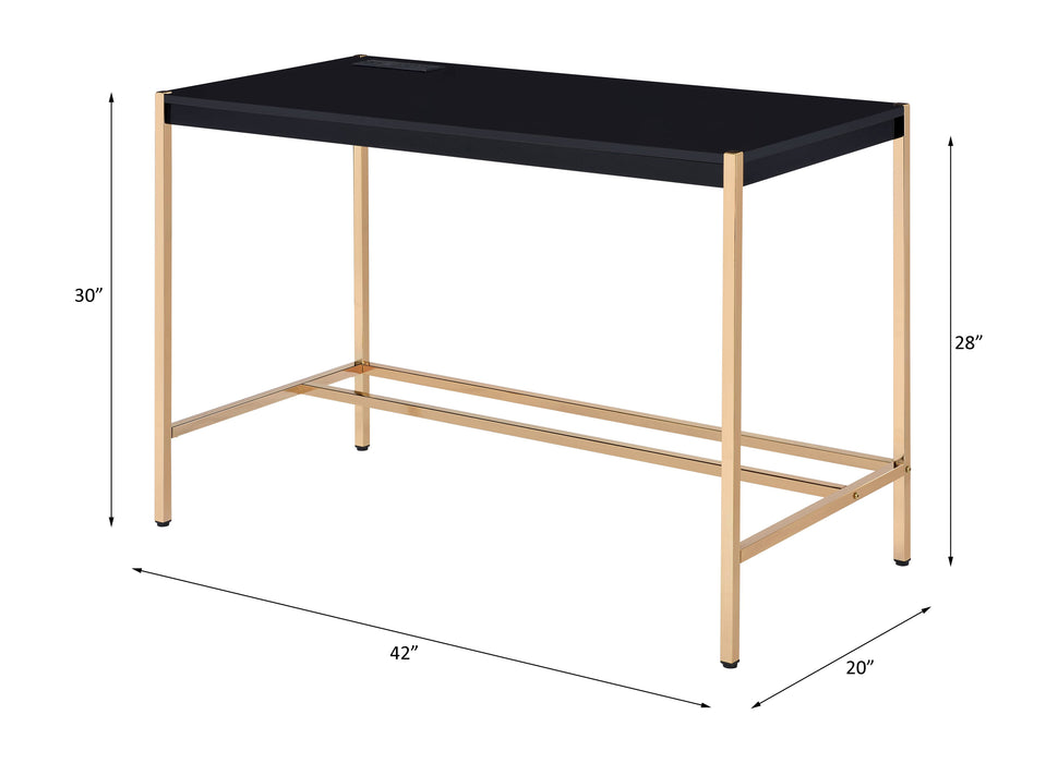 Midriaks 42"L Writing Desk with USB