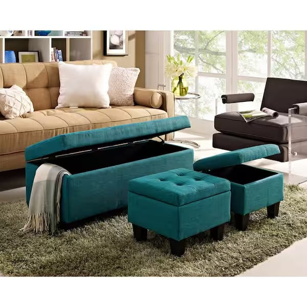 Ethan Storage Bench & Ottoman Set