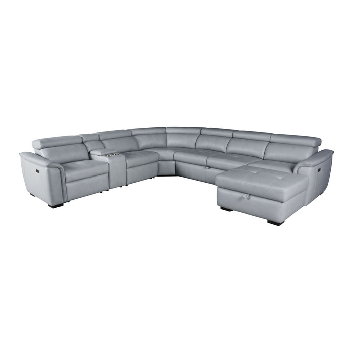 Typhoon 4pc Power Motion Sleeper Sectional