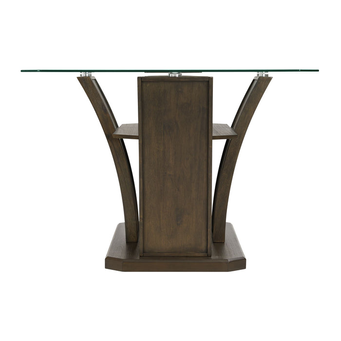 Dapper Walnut Rectangular Dining Table - Canales Furniture