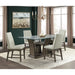 Dapper Walnut Rectangular Dining Table - Canales Furniture